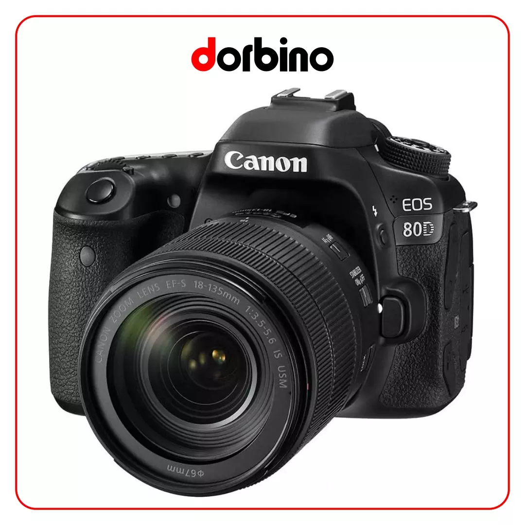 دوربین عکاسی کانن Canon EOS 80D Kit 18-135mm f/3.5-5.6 IS USM