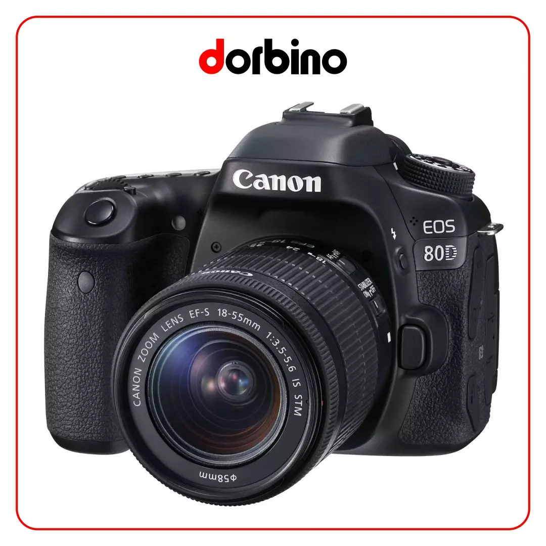 دوربین عکاسی کانن Canon EOS 80D Kit 18-55mm f/3.5-5.6 IS STM