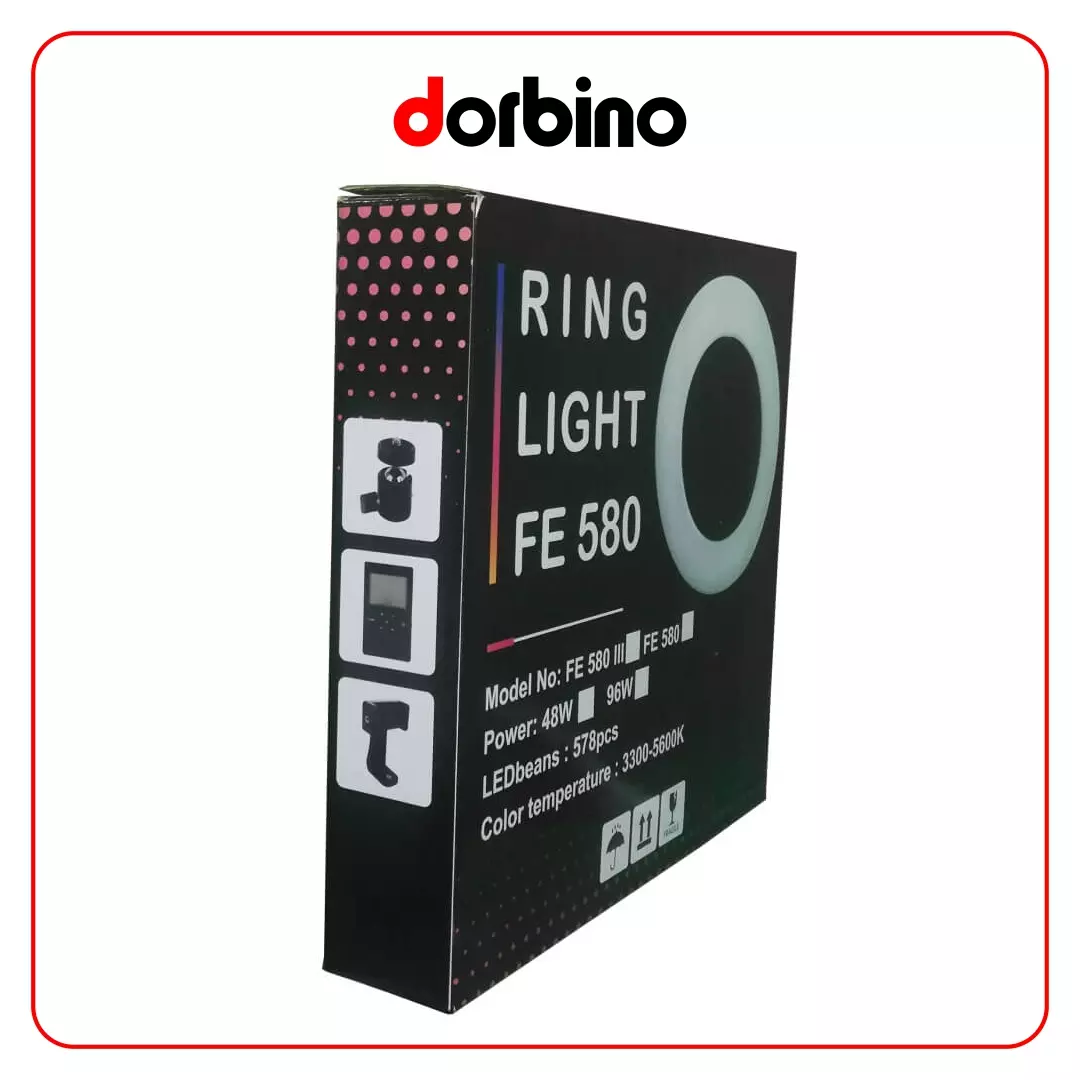 رینگ لایت حرفه ای Ring Light FE 580 III