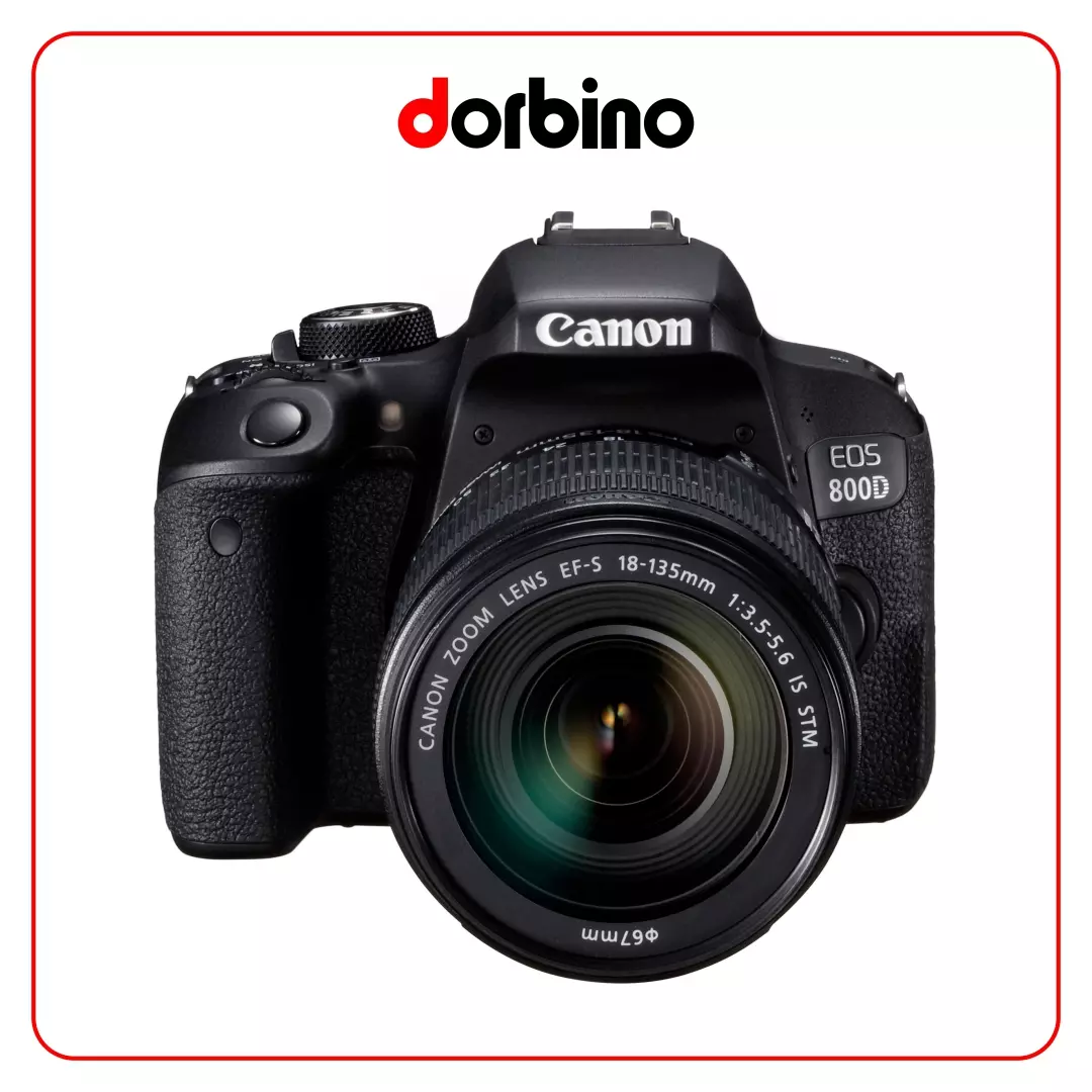 دوربین عکاسی کانن Canon EOS 800D Kit 18-135mm f/3.5-5.6 IS STM