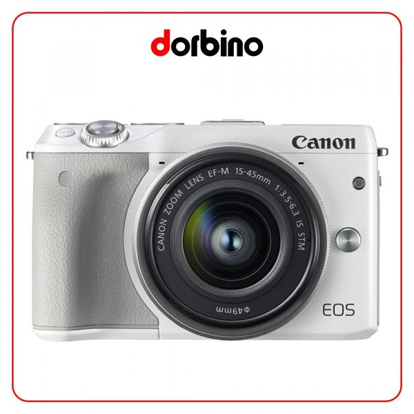 دوربین عکاسی کانن Canon EOS M3 Camera with 15-45mm Lens (White)